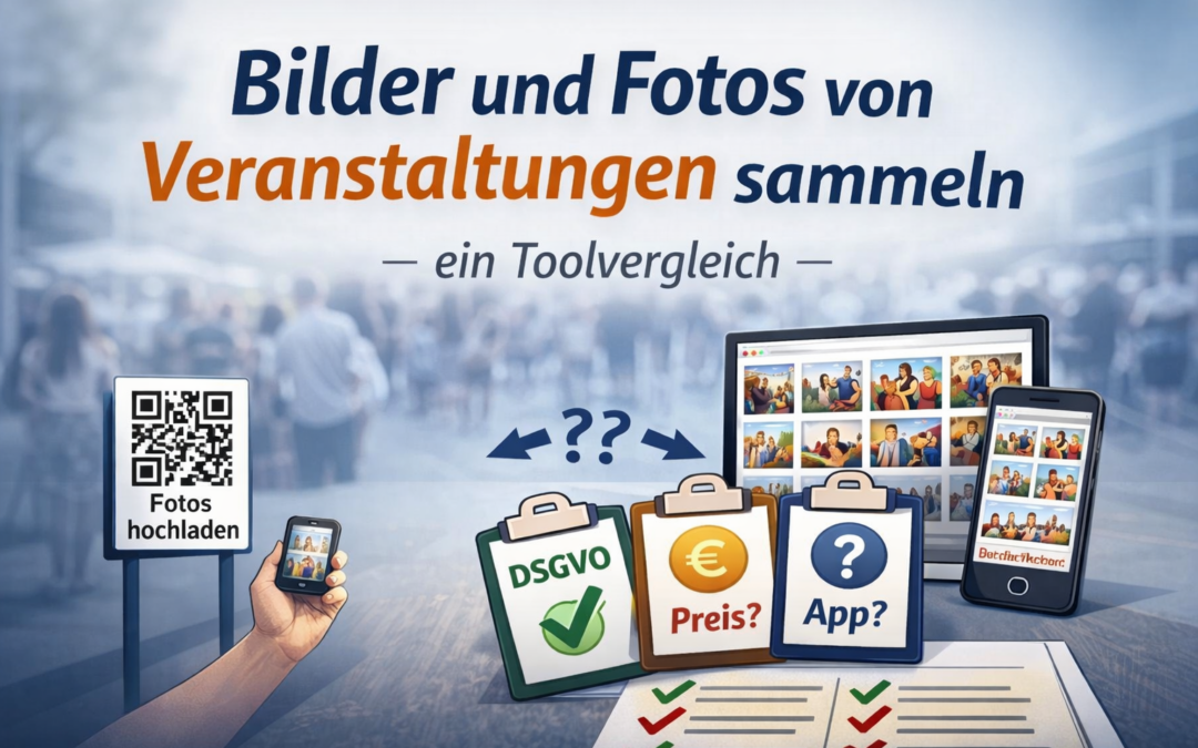 Bilder und Fotos von Veranstaltungen sammeln – ein Toolvergleich
